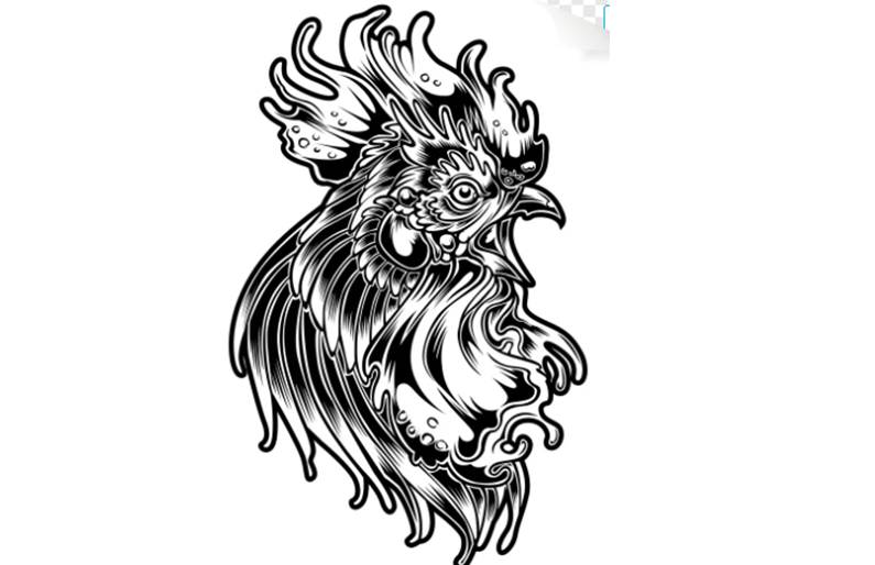 logo ayam tarung
