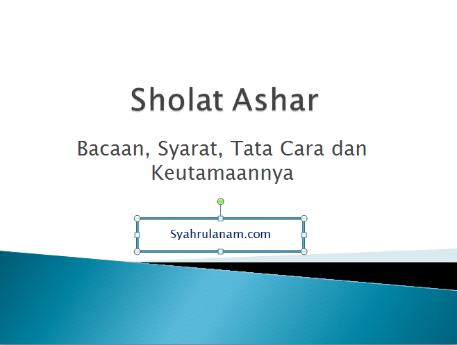 Sholat Ashar