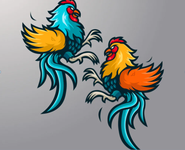 contoh logo ayam petarung